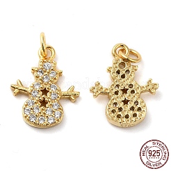925 Sterling Silver Micro Pave Cubic Zirconia Charms&nbsp;STER-I010-40G