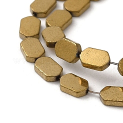 Electroplated Synthetic Non-Magnetic Hematite Beads Strands&nbsp;G-E610-A01-G