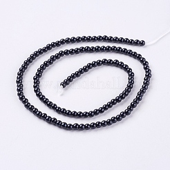 Eco-Friendly Dyed Glass Pearl Round Beads Strands&nbsp;LS-HY-A002-3mm-RB080