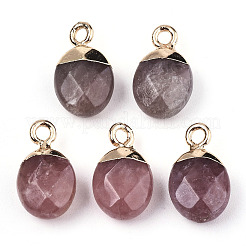 Natural Strawberry Quartz Charms&nbsp;X-G-N326-58F
