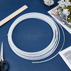 10M Translucent PVC Wedding Dress Shaping Fishbone&nbsp;DIY-GF0014-12B