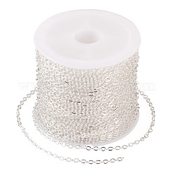 Brass Coated Iron Flat Cable Chains&nbsp;CH-TAC0007-02S
