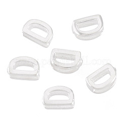 6Pcs 925 Sterling Silver Hollow Initial Beads&nbsp;STER-TA0001-53D