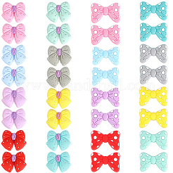 32Pcs 16 Colors Food Grade Eco-Friendly Silicone Focal Beads&nbsp;SIL-PA0001-33