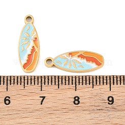 304 Stainless Steel with Enamel Big Pendants&nbsp;SA-CBAA937-11B-G