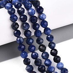 Natural Sodalite Beads Strands&nbsp;G-S345-6mm-26