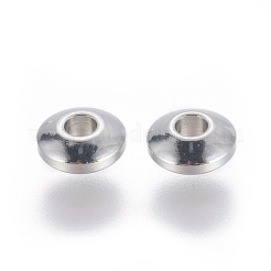 Tarnish Resistant 202 Stainless Steel Spacer Beads&nbsp;STAS-F205-09P