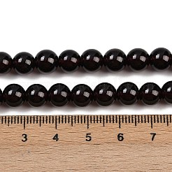 モザンビーク輸入天然グレード aaaa ガーネット ラウンド ビーズ 連売り  7~8mm  穴：1mm  約56個/連  15.75インチ（40cm）&nbsp;G-E300-AAAA-8mm