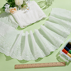 5 Yards Cotton Embroidery Flower Lace Ribbons&nbsp;OCOR-MA0001-29A