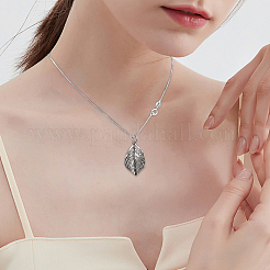 1Pc 925 Sterling Silver Cable Chain Necklaces&nbsp;NJEW-BBC0001-14