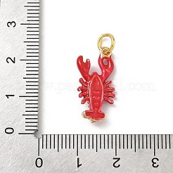 Alloy Enamel Pendants&nbsp;KK-H523-05B-G