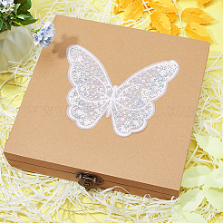 Butterfly Polyester Embroidery Ornament Accessories&nbsp;PATC-WH0008-23