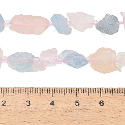 Raw Rough Natural Morganite Beads Strands&nbsp;G-A322-B12-01