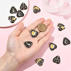 12Pcs 6 Styles Alloy Enamel Pendants&nbsp;ENAM-FS0004-08