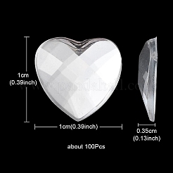 Acrylic Rhinestone Flat Back Cabochons Garment Accessories&nbsp;GACR-YW0001-01
