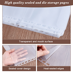 PVC Plastic Album Binder Refill Pages&nbsp;FIND-WH0173-118B