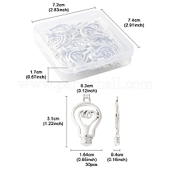 30Pcs Tibetan Style Zinc Alloy Pendants&nbsp;TIBEP-FS0001-37