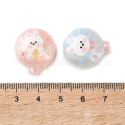 Opaque Printed Acrylic Beads&nbsp;AC-CBA6251-01