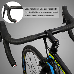AHADEMAKER 2 Sets 2 Colors Bike Handlebar Tape&nbsp;AJEW-GA0004-80