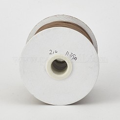 環境に優しい韓国のワックスポリエステルコード  キャメル  1.5mm  約169.51~174.98ヤード（155~160m）/ロール&nbsp;YC-P002-1.5mm-1139