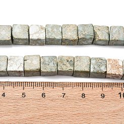 Natural Variscite Beads Strands&nbsp;G-B155-C05-8x8mm