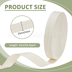 Cotton & Linen Grosgrain Ribbon&nbsp;OCOR-BC0009-01A
