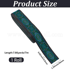 7M Vintage Jacquard Polyester Ribbon&nbsp;OCOR-CY0003-92A