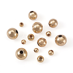 Brass Round Spacer Beads&nbsp;KK-CD0001-08G-NR
