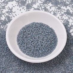 MIYUKIデリカビーズ  シリンダー  日本製シードビーズ  11/0  （db0863)マット透明グレーab  1.3x1.6mm  穴：0.8mm  約2000PCS /ボトル  10 G /ボトル&nbsp;SEED-JP0008-DB0863