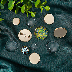DIY Blank Dome Brooch Making Kit&nbsp;DIY-UN0004-39