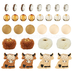 Silicone Beads Round Rubber Bead 15MM Loose Spacer Beads for DIY Supplies Jewelry Keychain Making&nbsp;FIND-TA0008-90B