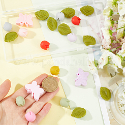 Food Grade Eco-Friendly Silicone Butterfly & Flower Bracelet Pendant Decoration Making Kit&nbsp;DIY-SC0024-85
