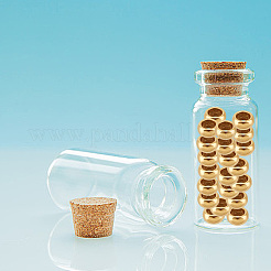 1000Pcs 316 Surgical Stainless Steel Crimp Beads&nbsp;STAS-GO0001-03