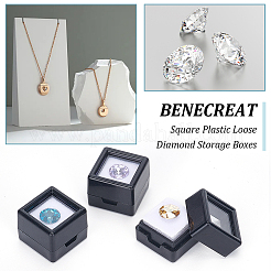 Cube Plastic Loose Diamond Storage Boxes&nbsp;CON-WH0095-49C