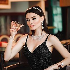 亜鉛合金よだれかけネックレス1個。  クリスタルラインストーンタッセルネックレス  プラチナ  14.17インチ（36cm）&nbsp;NJEW-FG0001-07