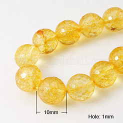 Natural Quartz Crystal Beads Strands&nbsp;G-G099-F10mm-19