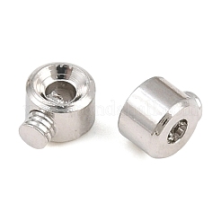 Brass Crimp Beads&nbsp;KK-CBA7BFE-02A-P