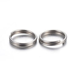 Tarnish Resistant 304 Stainless Steel Split Rings&nbsp;A-STAS-P223-22P-09
