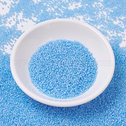 MIYUKIデリカビーズ  シリンダー  日本製シードビーズ  11/0  （db0861)つや消し透明アクアアブ  1.3x1.6mm  穴：0.8mm  約10000個/袋  50 G /袋&nbsp;SEED-X0054-DB0861