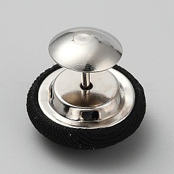 Cloth Covered Alloy Buttons&nbsp;BUTT-WH0035-06B-02