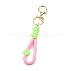 Cat Paw Print PVC Rope Keychains&nbsp;KEYC-B015-03LG-02