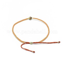 Adjustable Natural Picture Jasper Braided Bead Bracelets&nbsp;BJEW-F391-A14