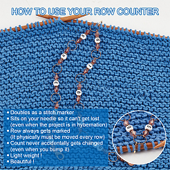 Knitting Row Counter Chains&nbsp;HJEW-PH01732