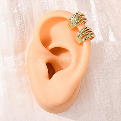 Brass Multilayer C-Shaped Cuff Earrings&nbsp;EJEW-D332-05D-G
