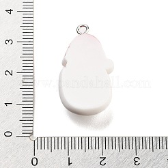 Christmas Theme Opaque Resin Pendants&nbsp;RESI-F054-B01