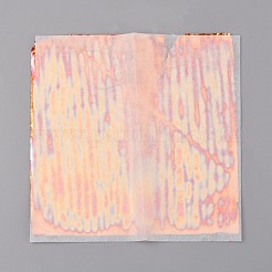 模造金箔シート  正方形  絵画用  手工芸品  写真フレーム  彫刻  家具  芸術の装飾  金メッキ  爪  染み模様  14x14cm&nbsp;DIY-WH0030-35A