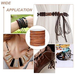 20M Round Cowhide Leather Cord&nbsp;WL-WH0015-01C-01