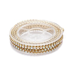 2 Colors Crystal & Crystal AB Rhinestone Cup Chains&nbsp;CHC-FS0001-01