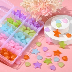 175Pcs 10 Style Imitation Jelly Acrylic Beads&nbsp;MACR-YW0001-80