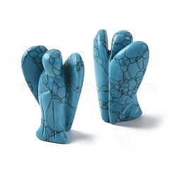 Dyed Synthetic Turquoise Carved Angle Figurines&nbsp;GG-CBA9C2C-A17